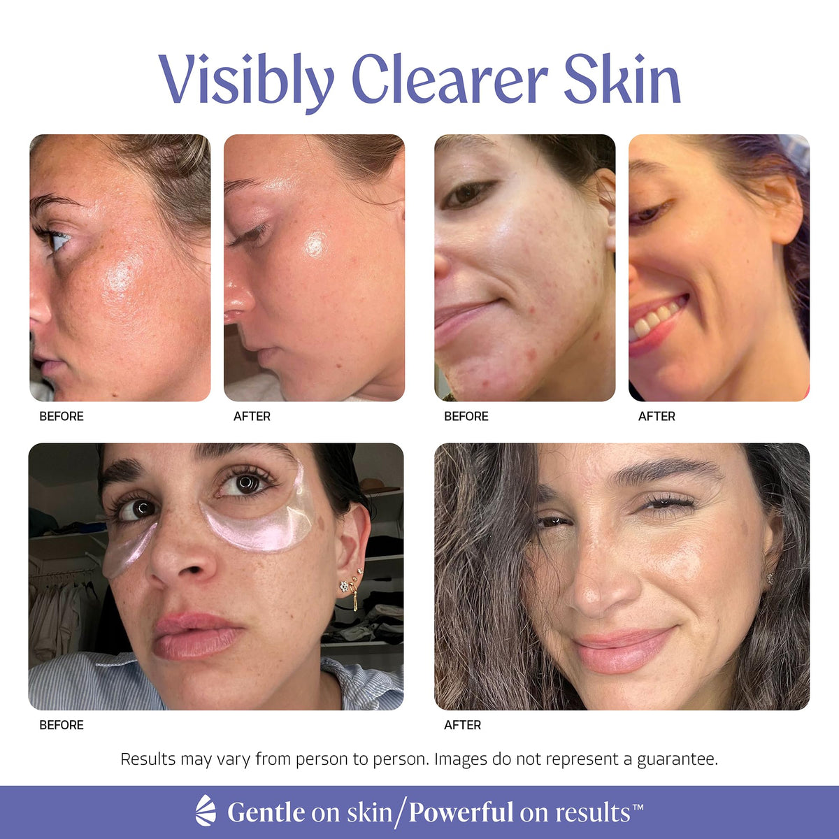 Almond Clear pump dispensing gel highlighting easy, mess-free application