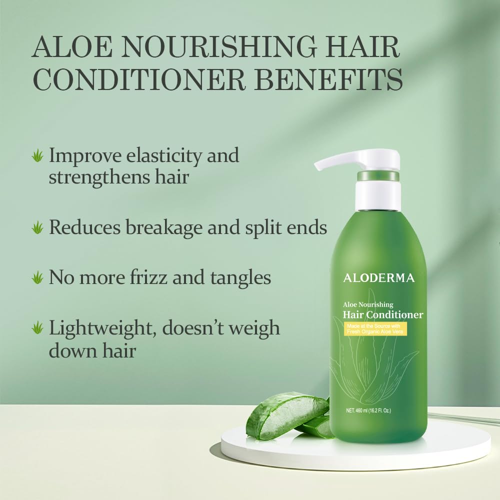 Aloderma label close-up highlights ingredients and certifications