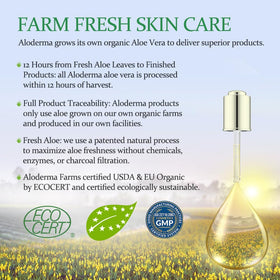 Aloderma travel-sized tube inside pouch for convenient on-the-go relief