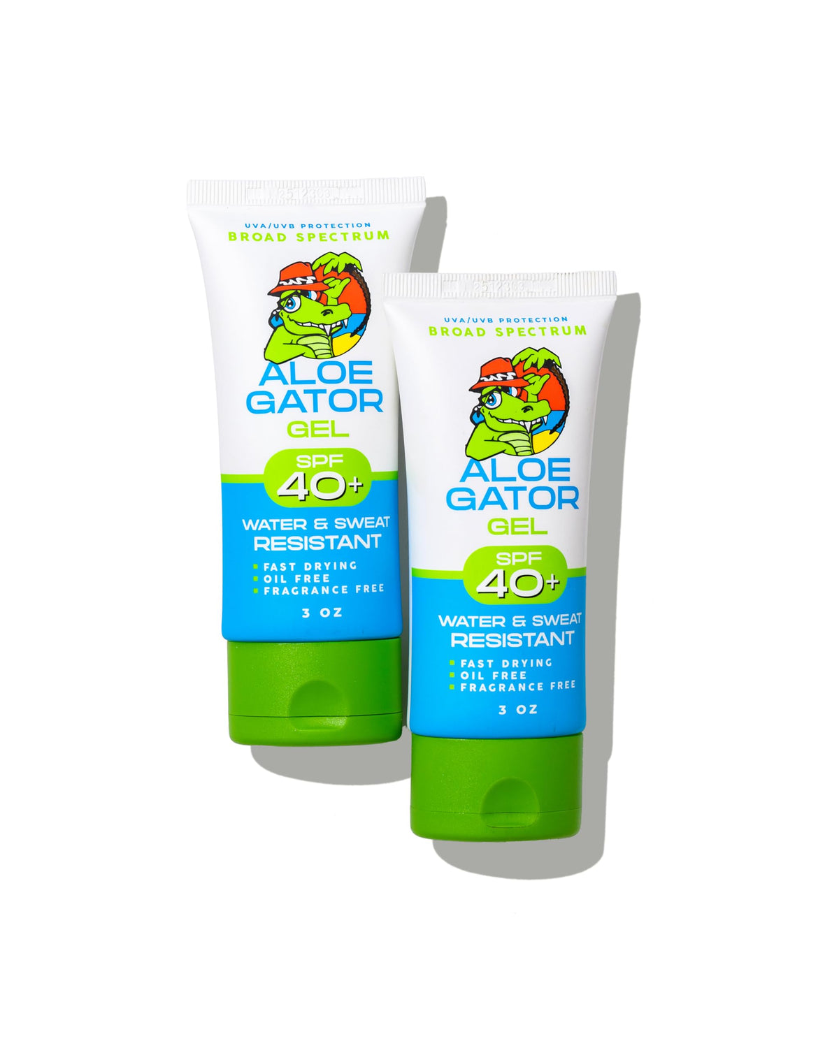Close-up of Aloe Gator gel texture demonstrating lightweight, non-greasy feel