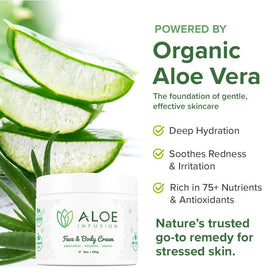 Aloe Infusion close-up texture revealing lightweight, non-greasy moisturizing finish