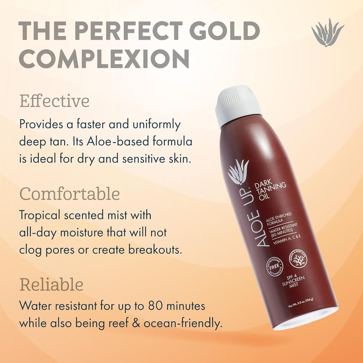 ALOE UP used at the beach for bronzing and eco-friendly benefit