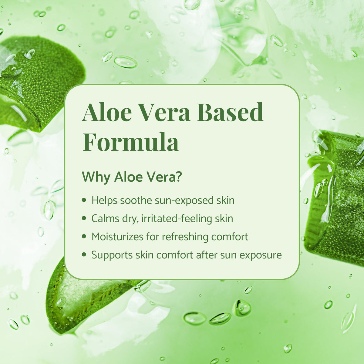 ALOE UP close-up texture of aloe gel mist showing hydration boost