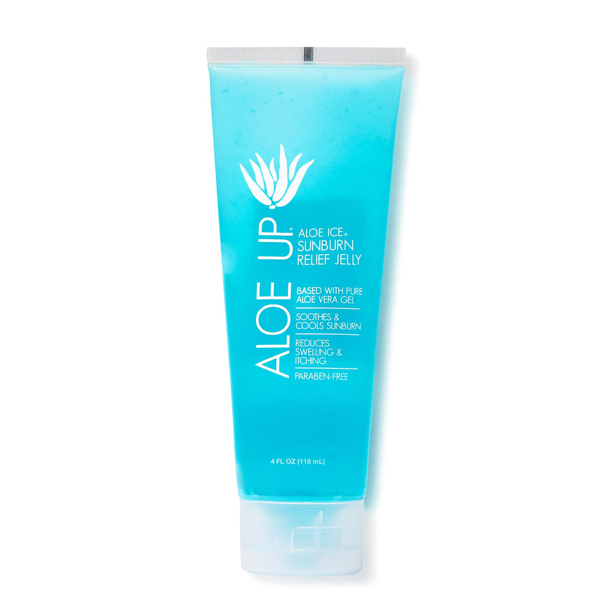 ALOE UP front packaging showing 4 oz gel and benefits
