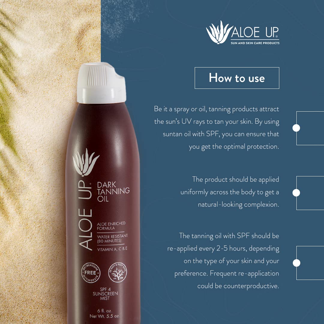 Aloe Up ingredients label highlighting aloe and natural oils