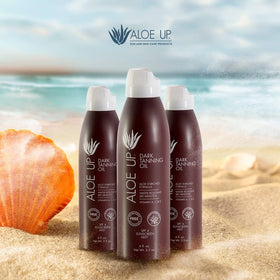 ALOE UP label close-up highlighting aloe vera and reef-safe claim