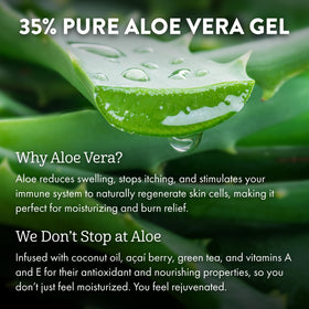 ALOE UP dispensing lotion from pump for quick non-greasy hydration