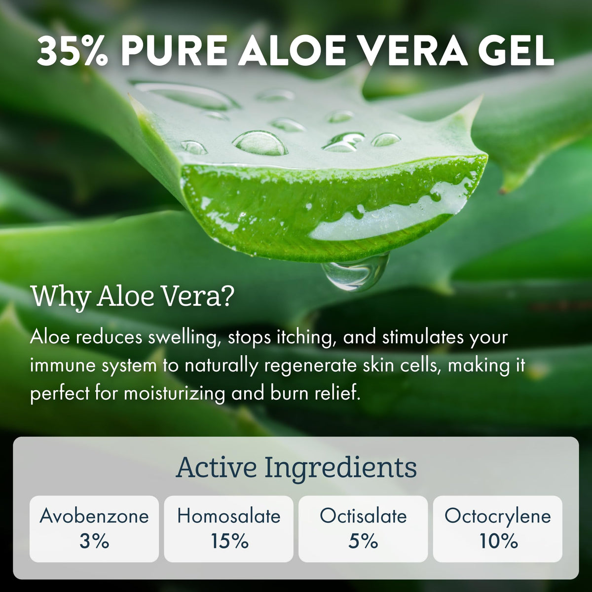 Aloe Up pouring sunscreen into hand for smooth even application