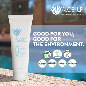 ALOE UP with acai and green tea visuals showing antioxidant nourishment