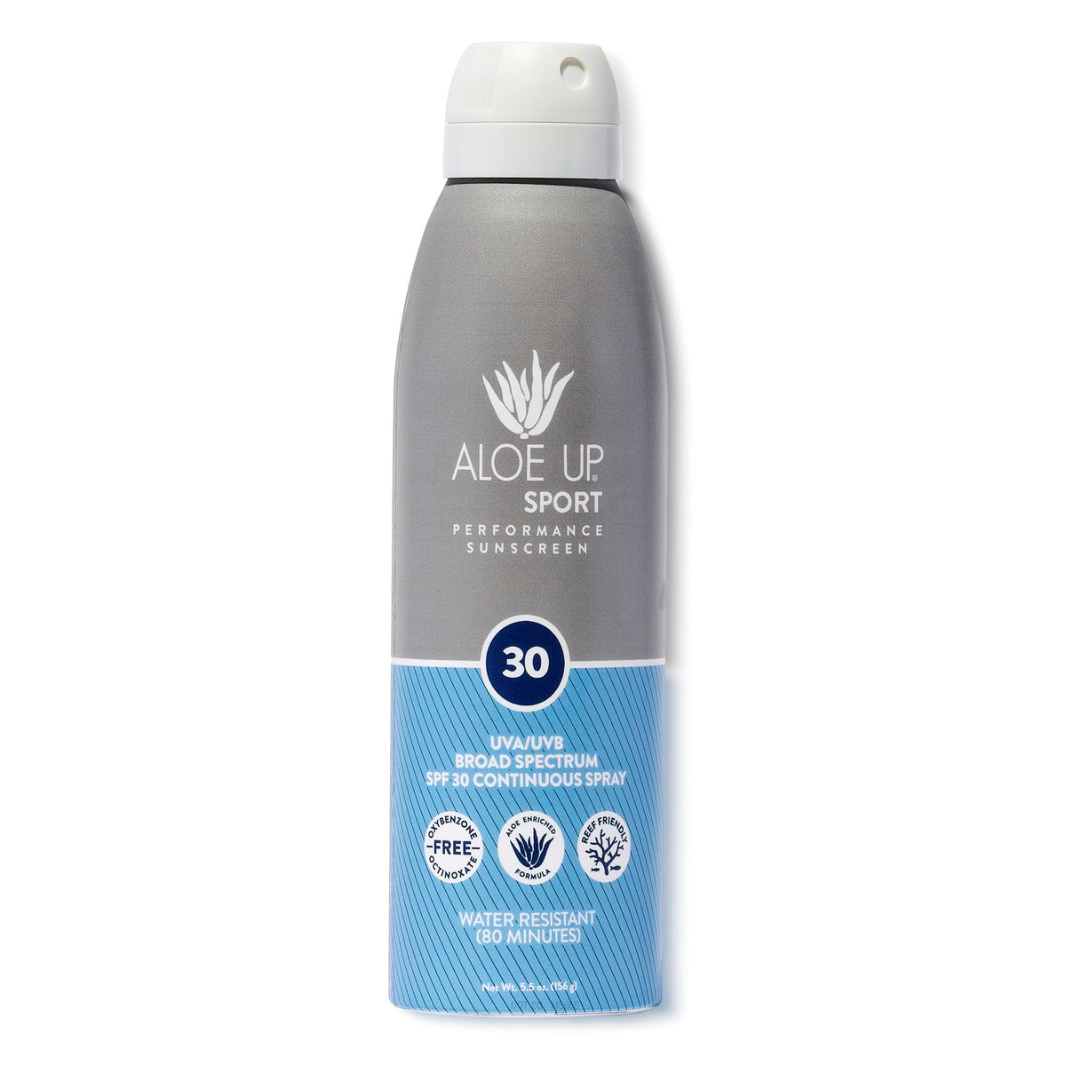Aloe Up front packaging showing SPF 30 and hydrating benefits