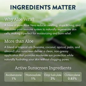Aloe Up oil texture droplet demonstrating quick absorption benefit