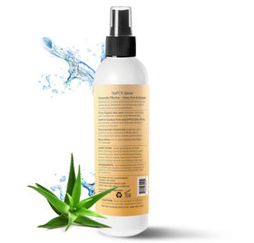 AloeHydrate back label with ingredients list and usage directions