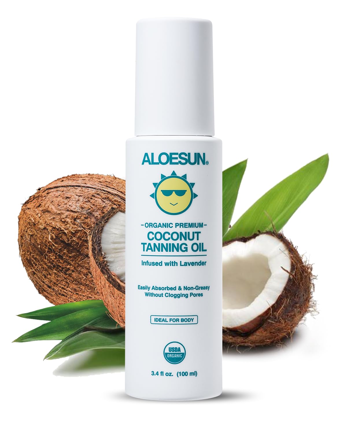 ALOESUN front packaging showing compact travel bottle and benefits