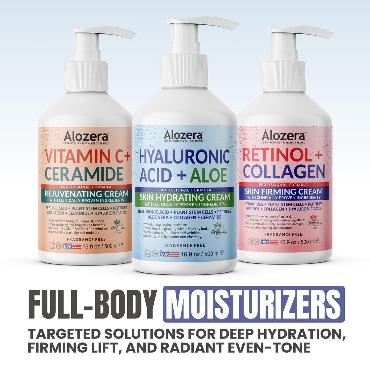 Alozera bottle beside aloe leaves showcasing natural aloe soothing benefit