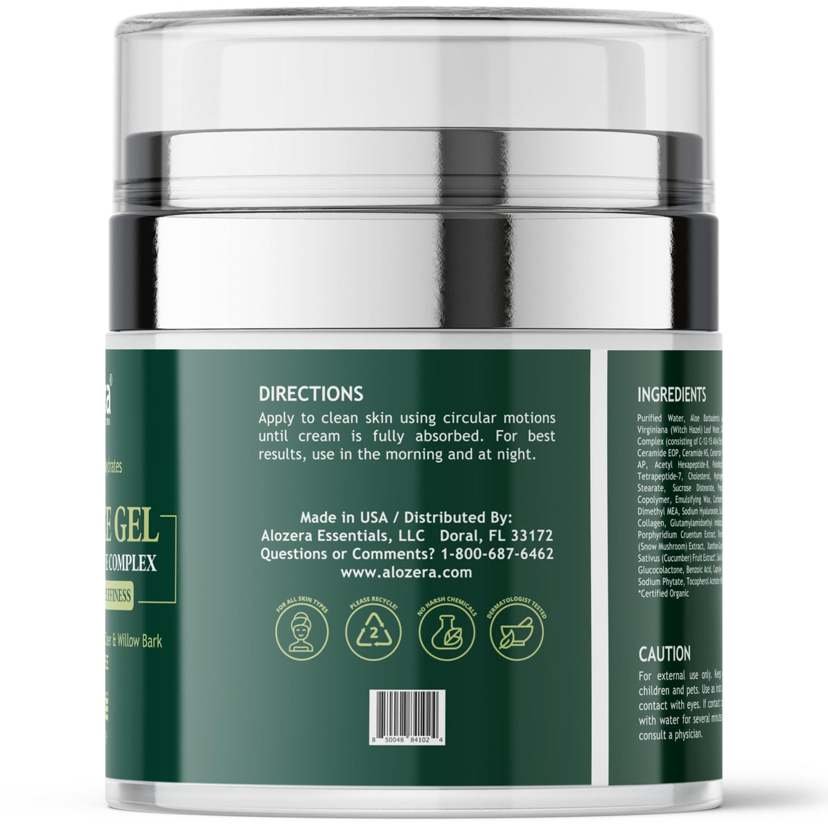 Alozera on bathroom counter in morning routine conveying convenient use
