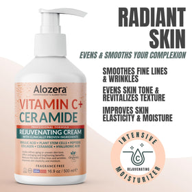 Alozera cream texture close-up highlighting lightweight, non-greasy finish