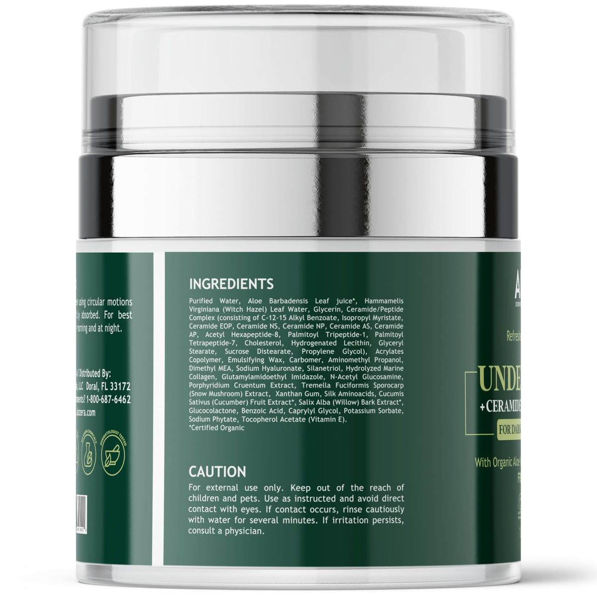Alozera used under makeup illustrating compatibility and smooth base