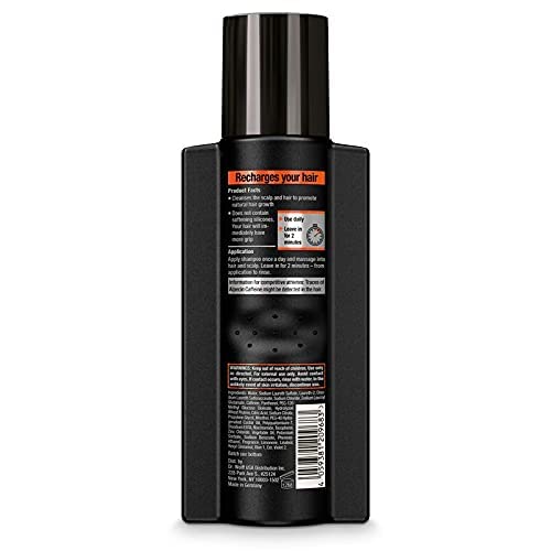 Alpecin C1 Black Edition shampoo lather texture highlighting clean rinse