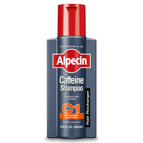 Alpecin C1 front bottle view showing label and packaging benefit