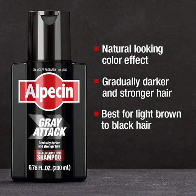 Alpecin back label close-up listing directions and ingredients