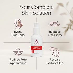 Alpha product label close-up showing ingredients and fragrance-free benefit