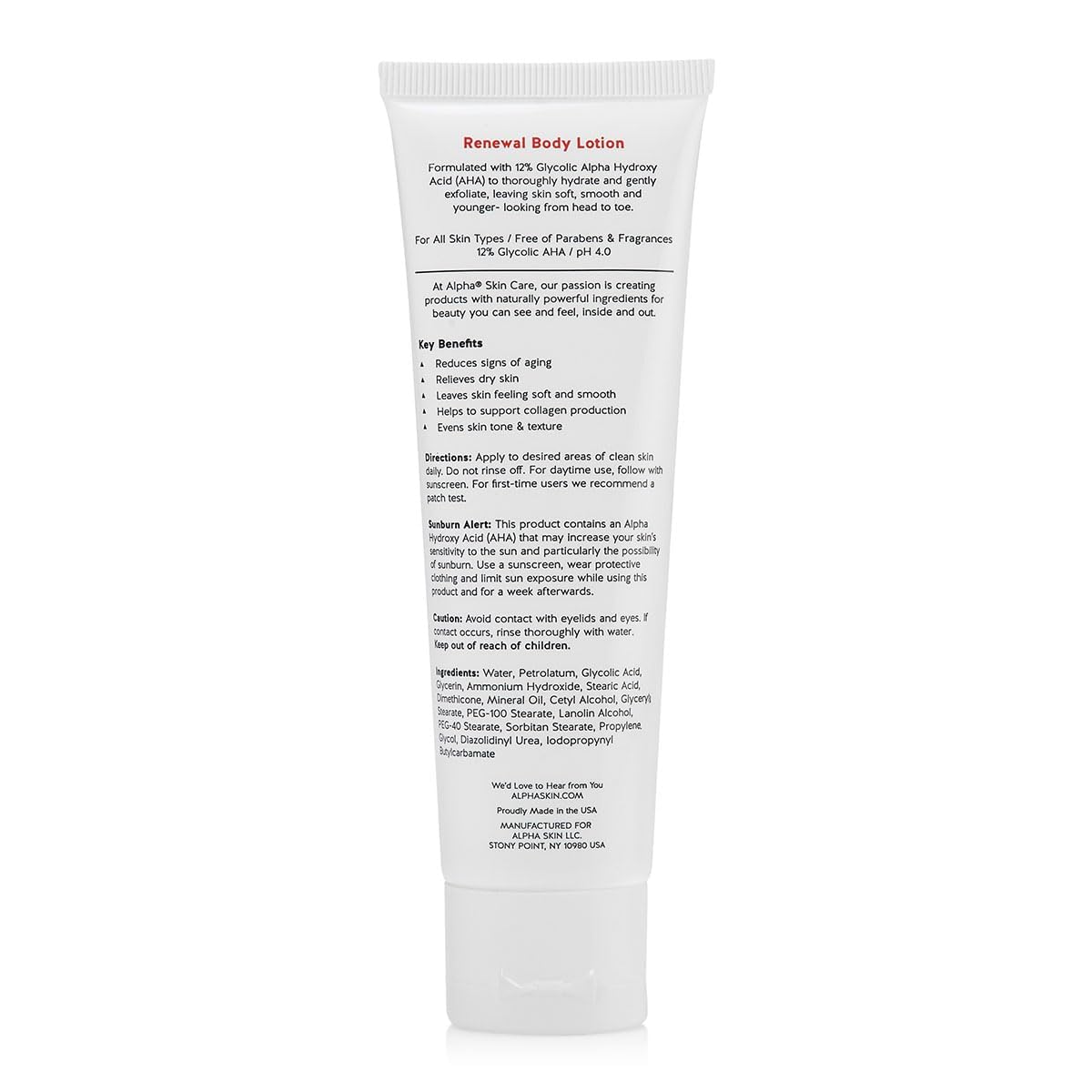Alpha application on arm demonstrating smoother, softer skin