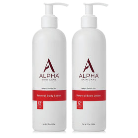 Alpha front packaging showing bottle and pack, conveys soothing hydration