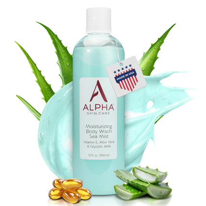 Alpha front bottle view showing packaging and 12 oz size benefit