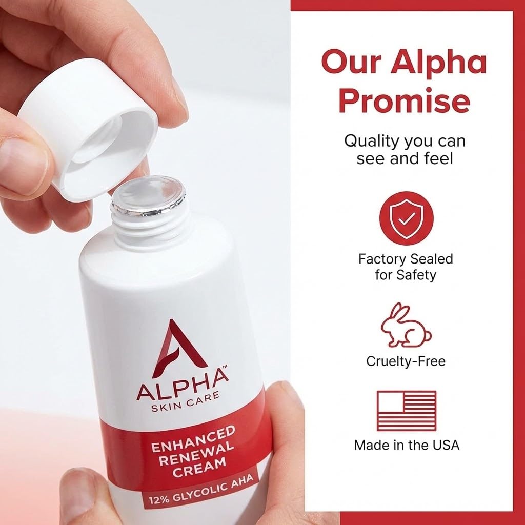 Alpha on bathroom vanity in routine setting showing daily skincare integration benefit