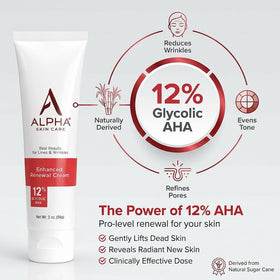 Alpha open cap with cream on fingertip showing precise application benefit