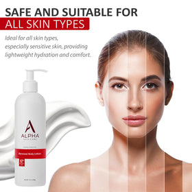 Alpha ingredients label showing glycolic AHA and nourishing components