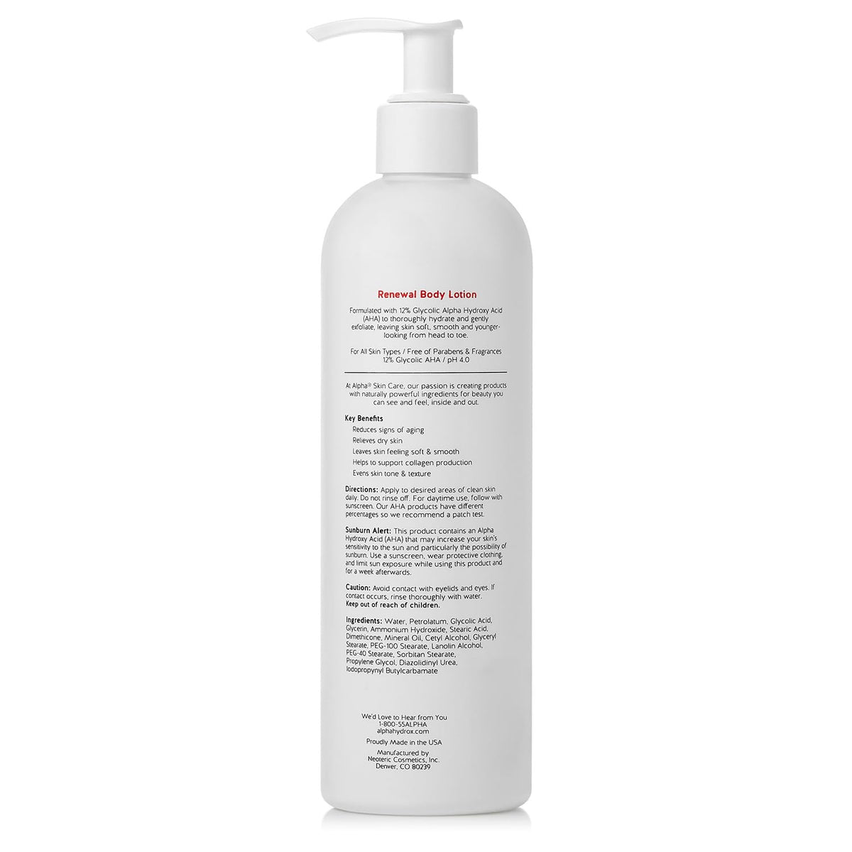 Alpha lotion on bathroom shelf with towel, suggests daily ritual and refreshed skin