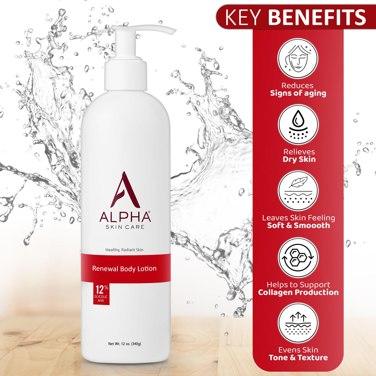 Alpha close-up cream texture highlighting lightweight, fast-absorbing hydration