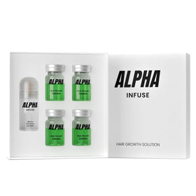 AlphaInfuse front packaging showing 16ml bottle and benefits