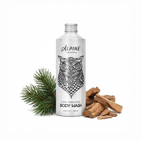 Alpine Provisions front bottle showing label and aluminum finish for eco benefit