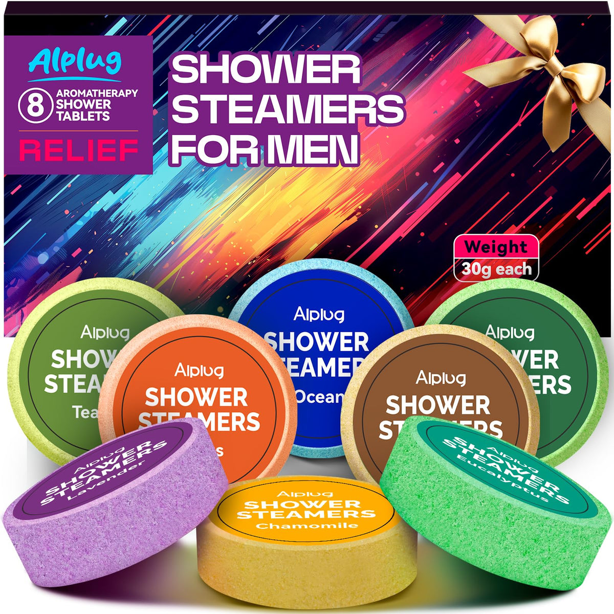 ALPLUG front packaging box showing gift-ready design and scent variety