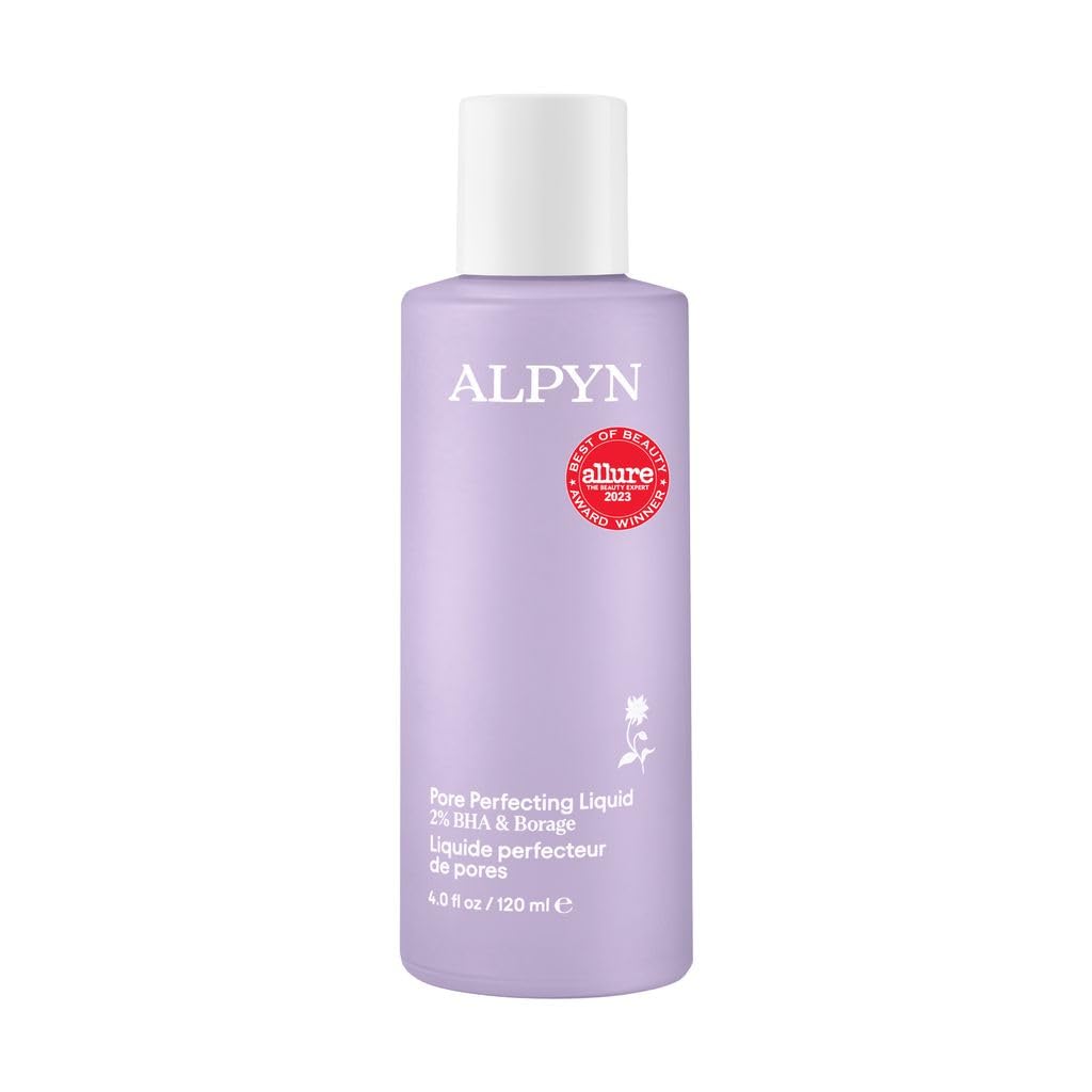 Alpyn Pore Perfecting front packaging showing clean bottle and branding benefits