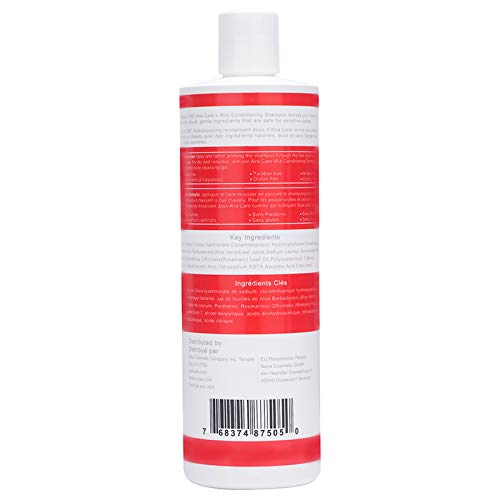 Alra bottle in hand showing 16oz scale and travel-friendly size