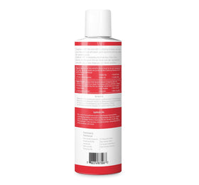 Alra shampoo in use on wet hair demonstrating gentle scalp care