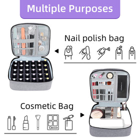 ALSLEA in a manicure scene with a tech using the bag for on-site nail services