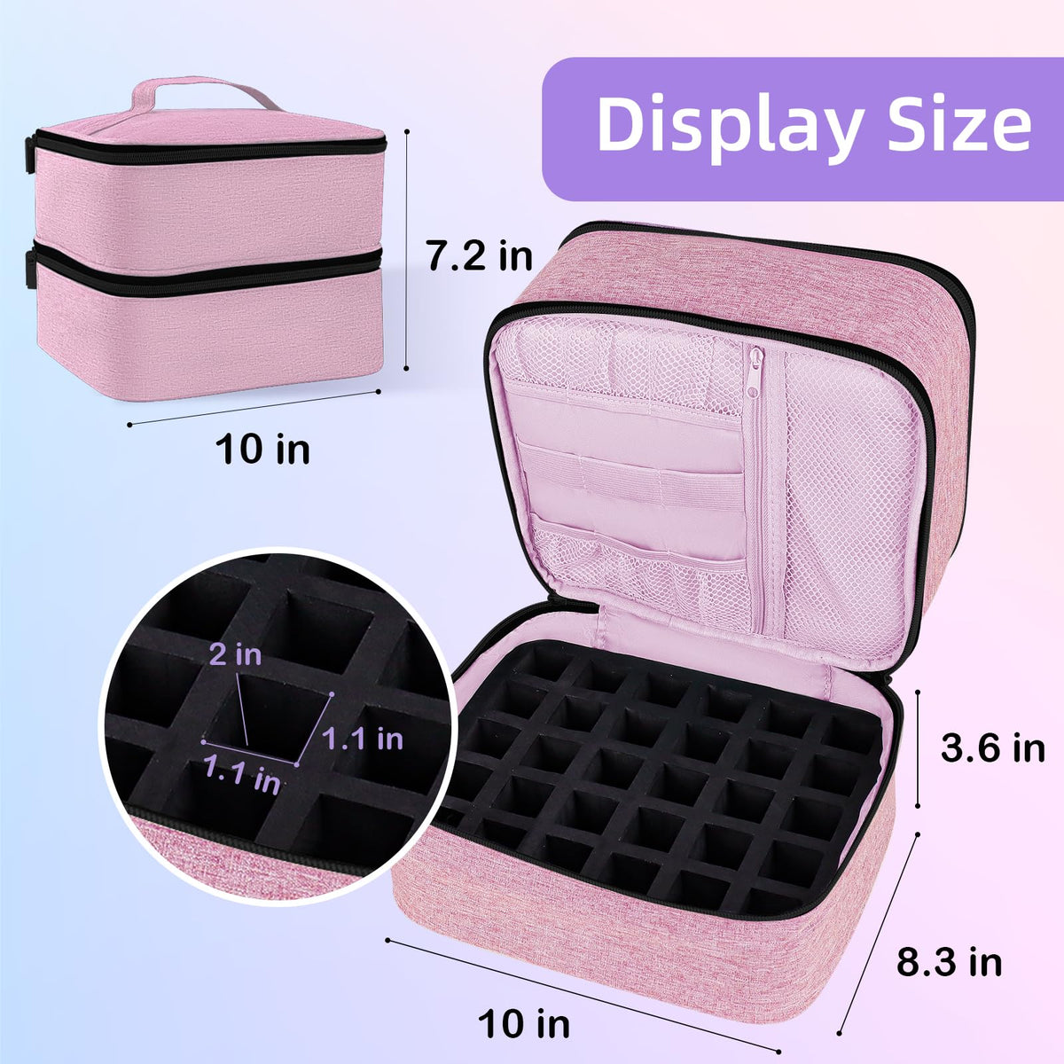ALSLEA size comparison held in hand to show portable convenience