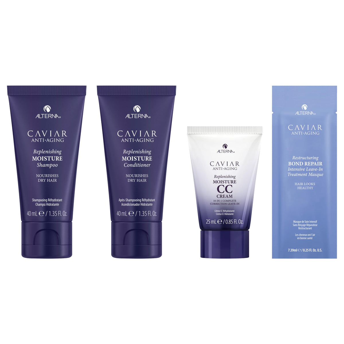 Alterna Bond Repair sample jar open with product visible, boosts strength