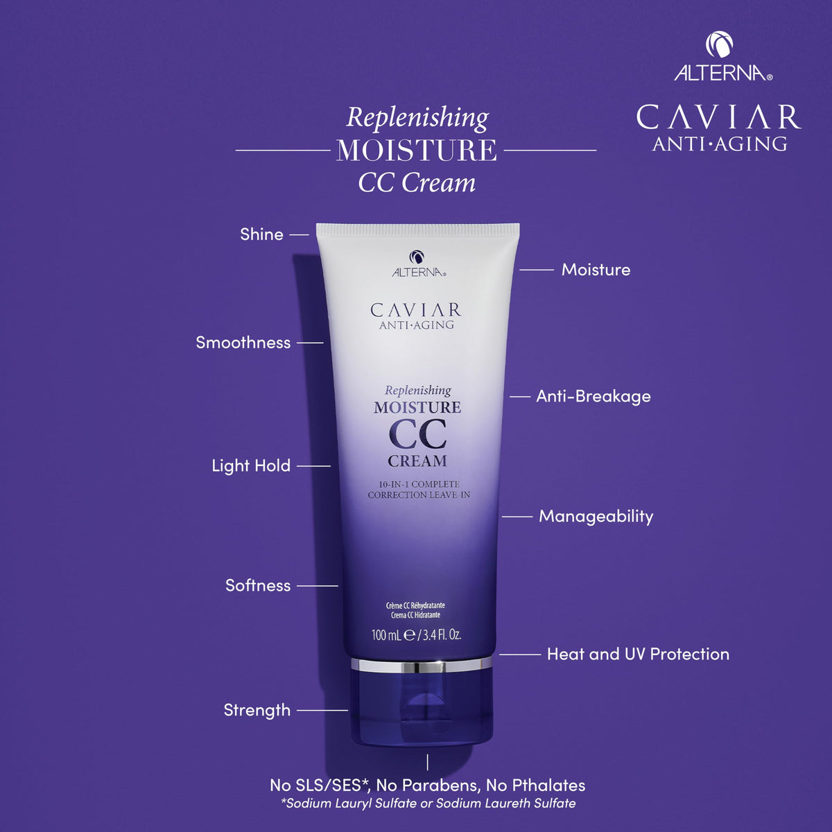 Alterna close-up of CC Cream texture demonstrating silky formula for smooth application