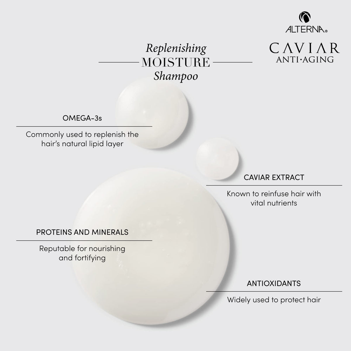 Alterna conditioner creamy texture illustrating deep conditioning and slip