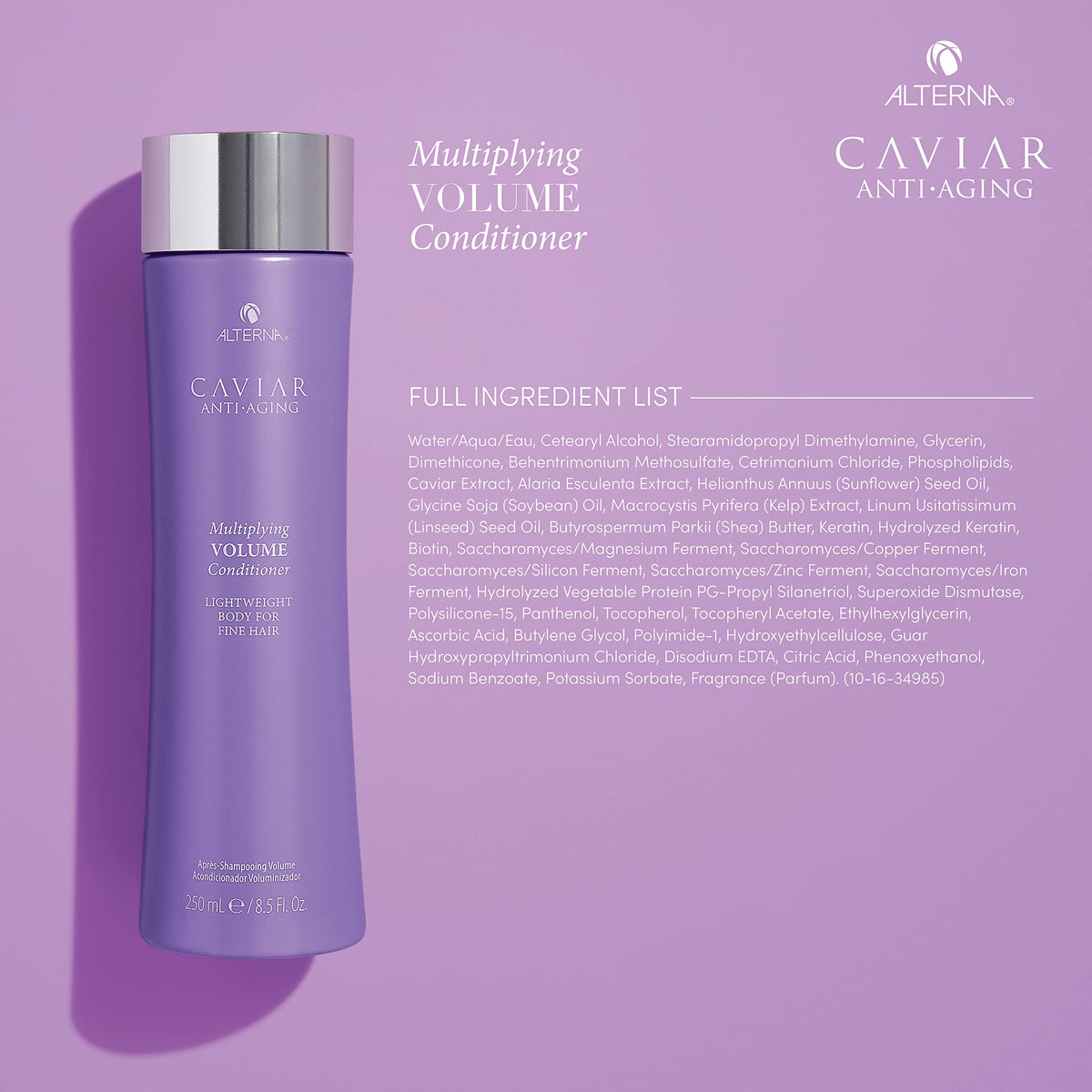 Alterna bottle in hand showing 8.5 fl oz scale for accurate size and travel-friendly benefit