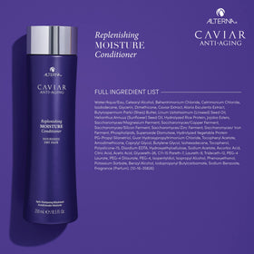 Alterna CAVIAR conditioner placed on bathroom shelf showing everyday use benefit