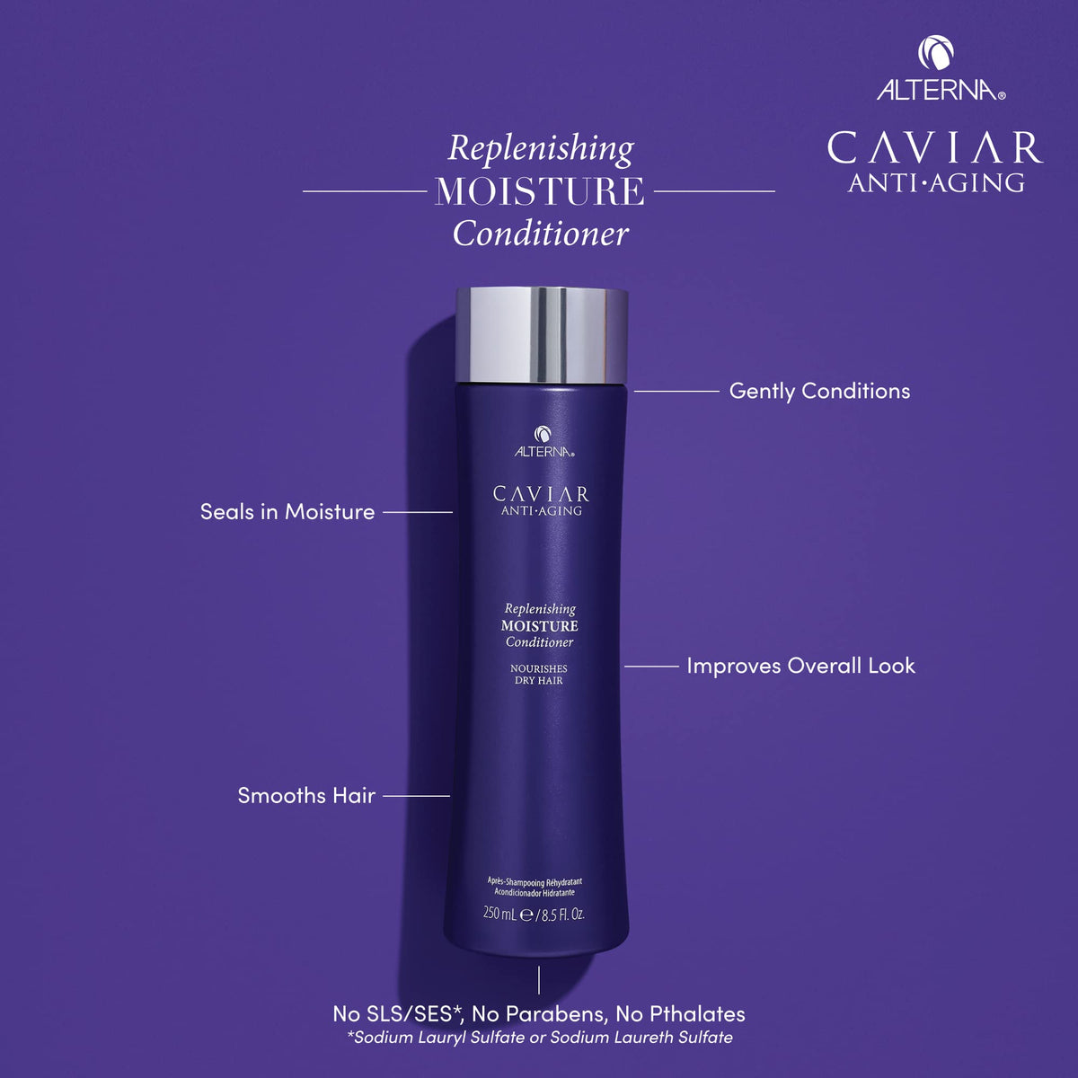 Alterna CAVIAR conditioner pump and cap detail demonstrating convenient dispensing