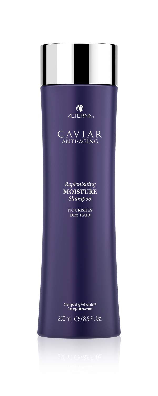 Alterna CAVIAR front bottle highlighting premium packaging and moisture benefit