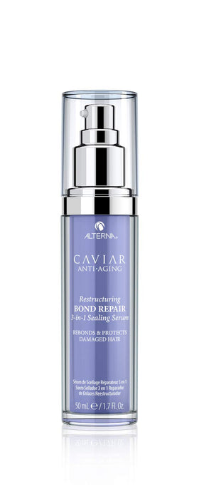 Alterna front packaging showing bottle and branding for a luxe repair serum