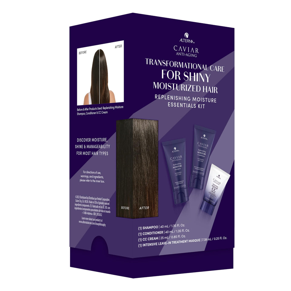 Alterna front packaging showing kit contents and travel sizes for easy use